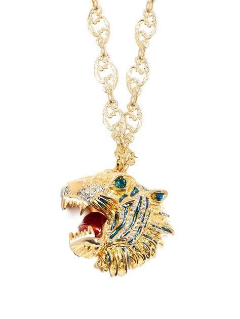 gucci tiger necklace.